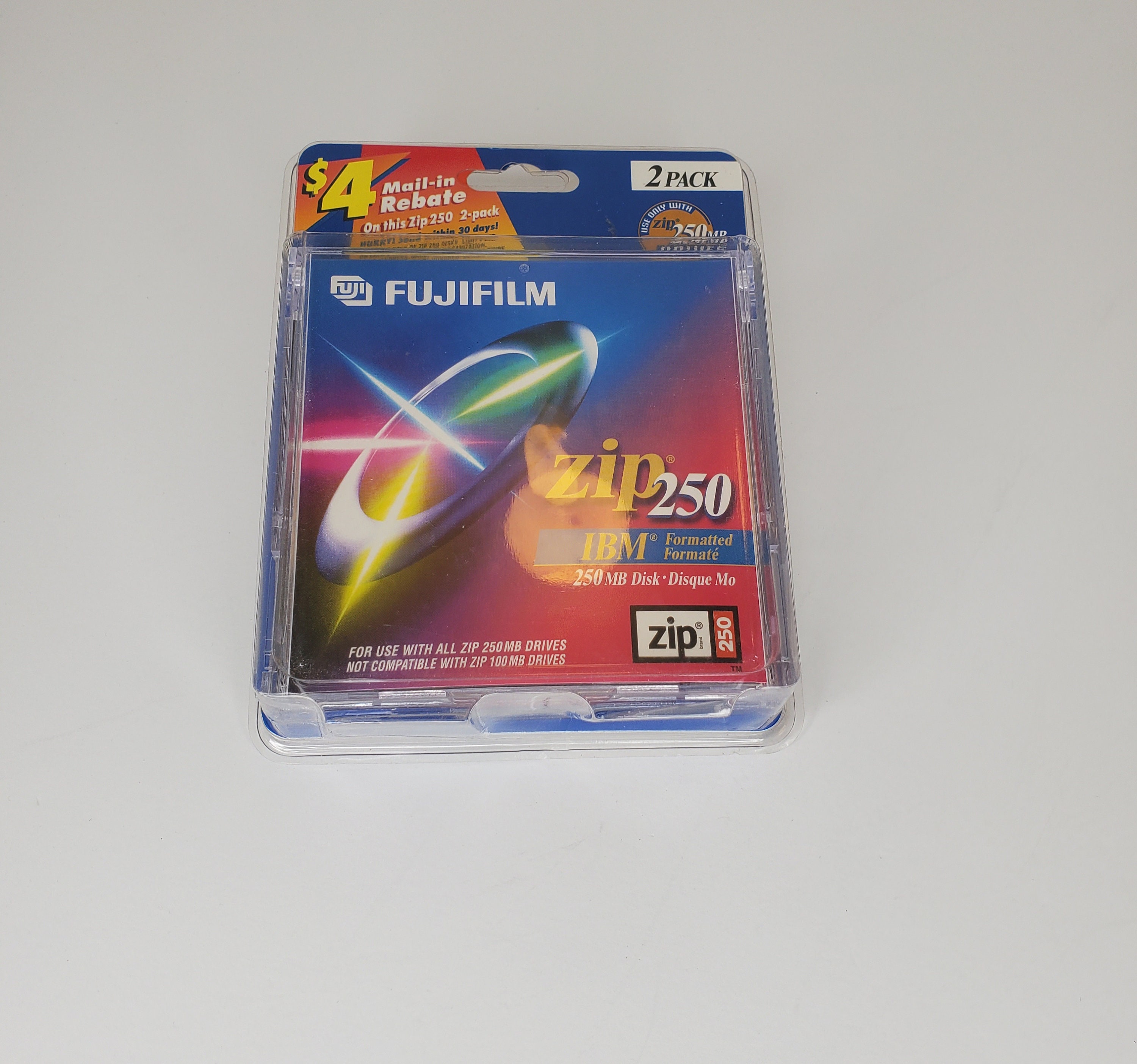 Zip Disks Fujifilm Mac FujiFilm 100 MB Mac Formatted Disk Zip