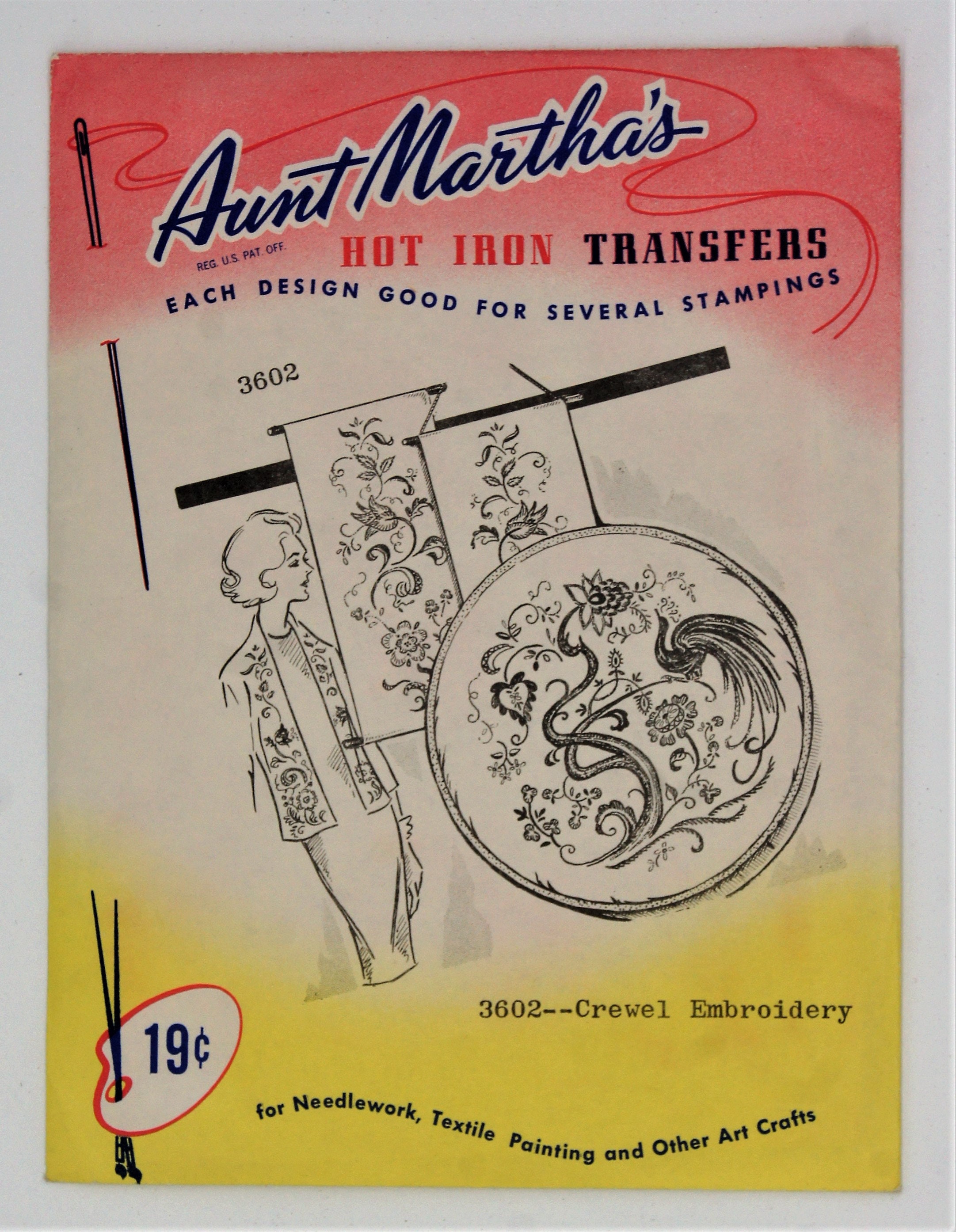 Aunt Martha's Hot Iron Transfers Etsy