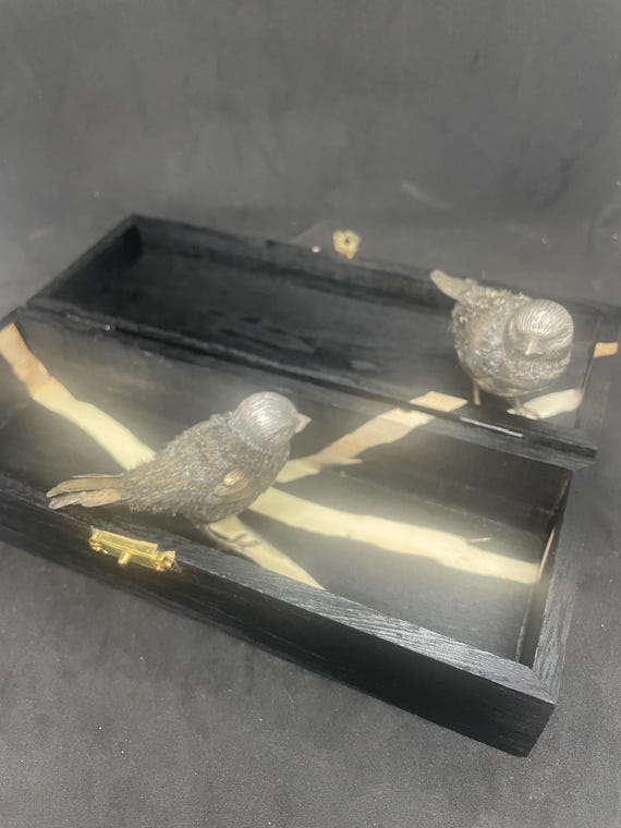 Buccellati style silver birds
