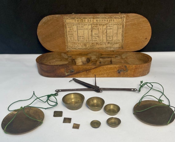 19th Century travelers coin scales