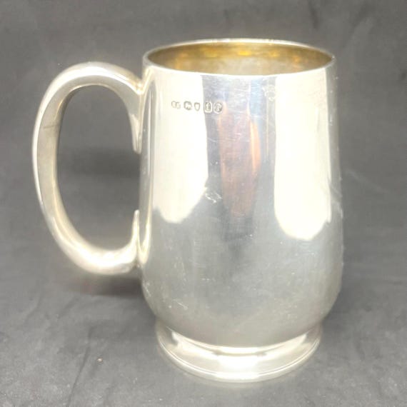 Victorian Sterling Silver Beer Mug 1874