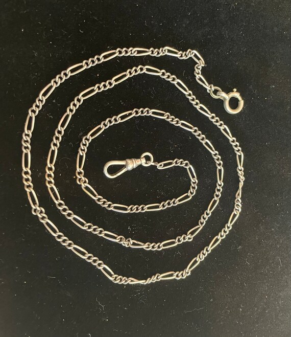 19ThCentury Niello Pocket Watch Chain Gem