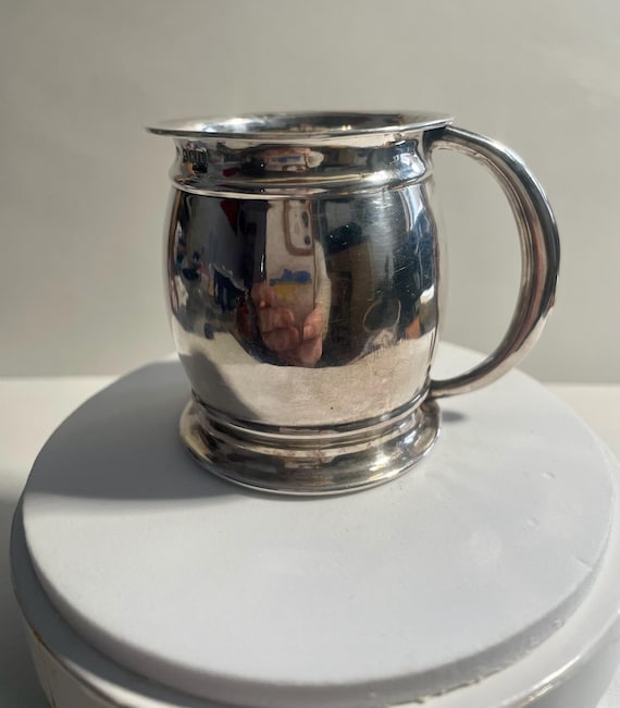 Victorian Silver Christianing Tankard 1916