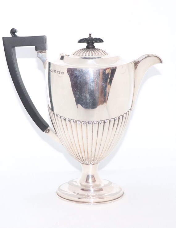 Fine English Sterling Silver Coffee Pot