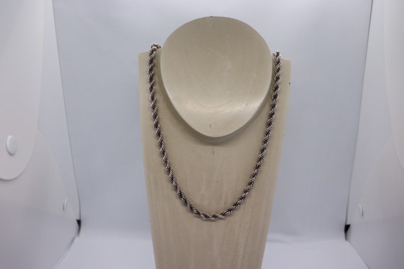 Silver Rope chain 60cm 69 grams