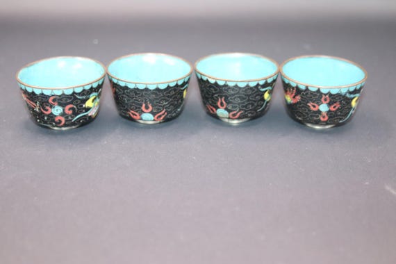 Chinese Cloisonne Dragon Bowl, early 20th century