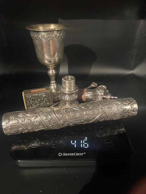Silver Jewish Havdalah Set