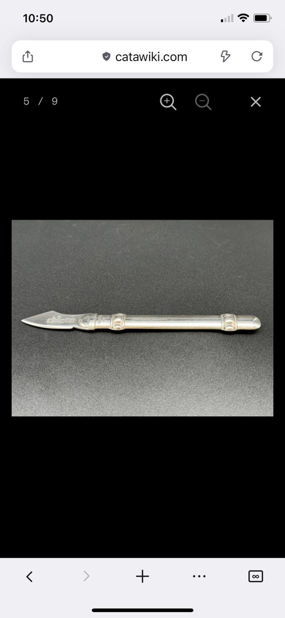Rare Gianmaria Buccellati Silver Fruit Knife