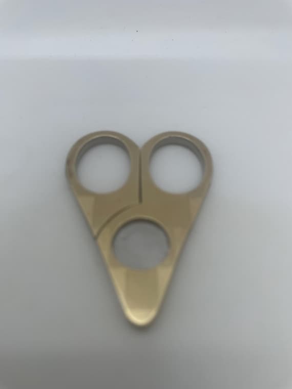 Gold and Steel Cigar Cutter