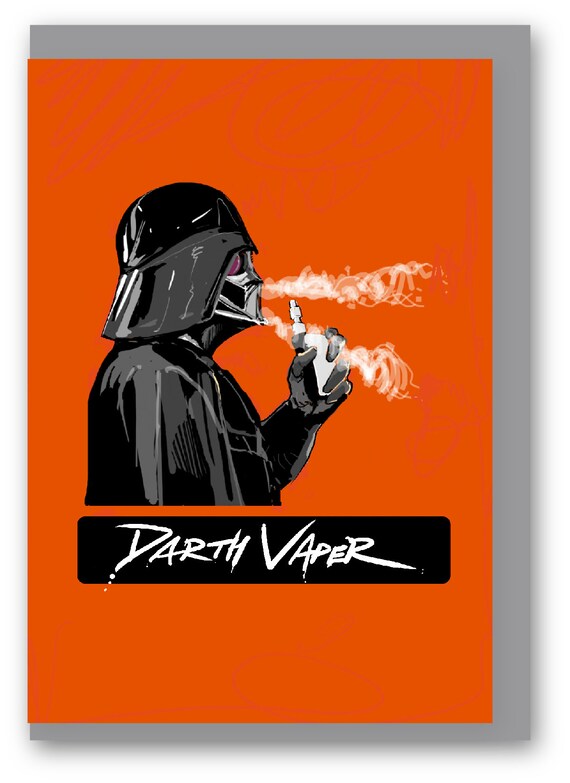 Darth vader funny card,star wars vaping birthday card,funny vaper card,vaper birthday card,dark sith card,smokers birthday card,vaping card Darth vader funny card,star wars vaping birthday card,funny vaper card,vaper birthday card,dark sith card,smokers birthday card,vaping card