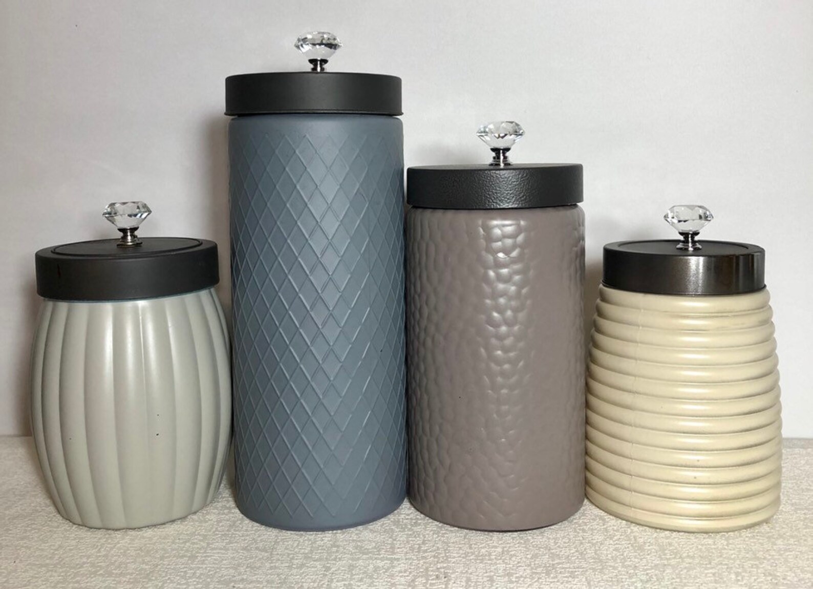 Modern Kitchen canister set / Rustic Farmhouse kitchen Etsy