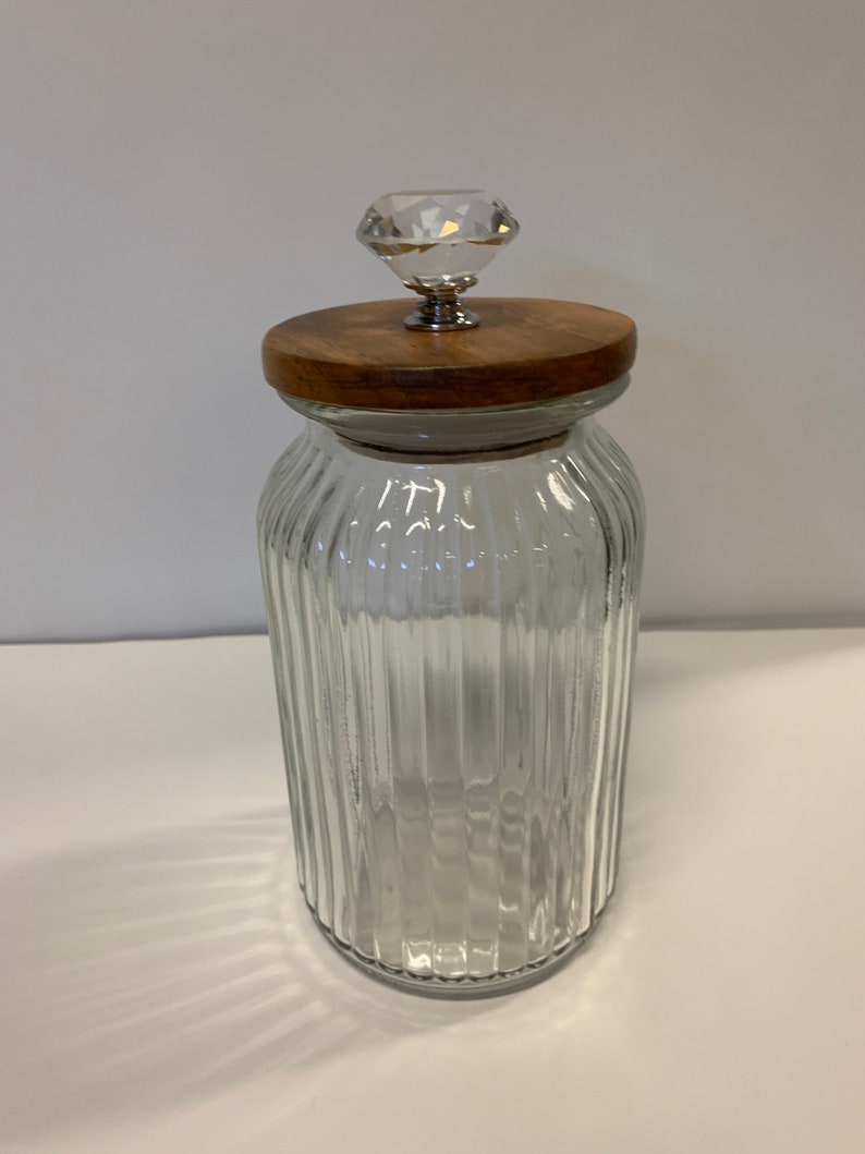 large clear glass containers