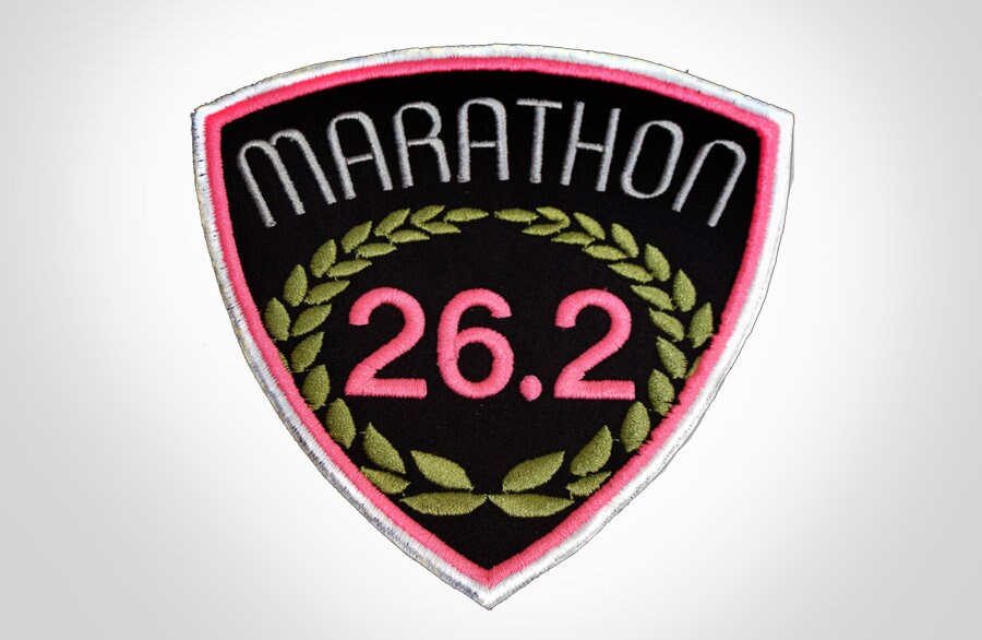 Marathon Racing Patch Marathon Embroidered Patch - 5x5