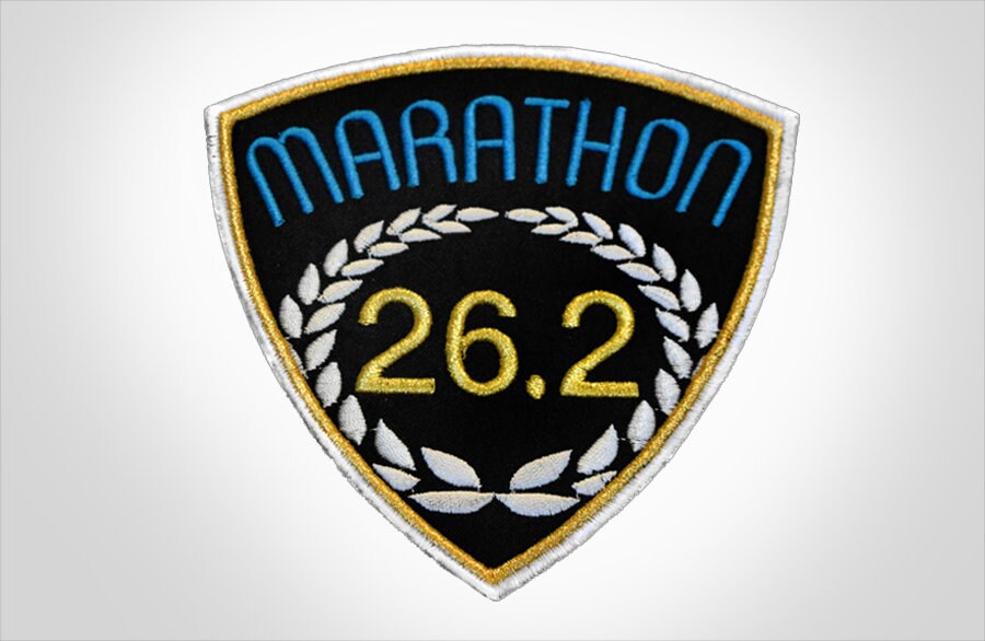 Marathon Racing Patch Marathon Embroidered Patch - 5x5