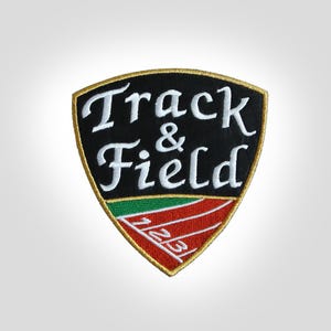 Large Track & Field Embroidered Patch