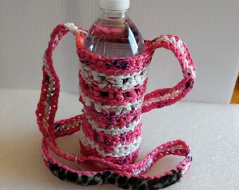 Plastic bag recycled water bottle purse