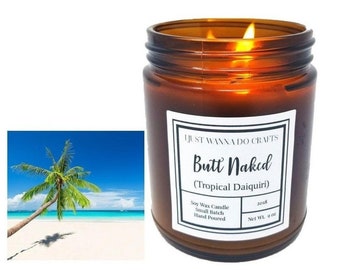 Butt Naked Soy Wax Candle