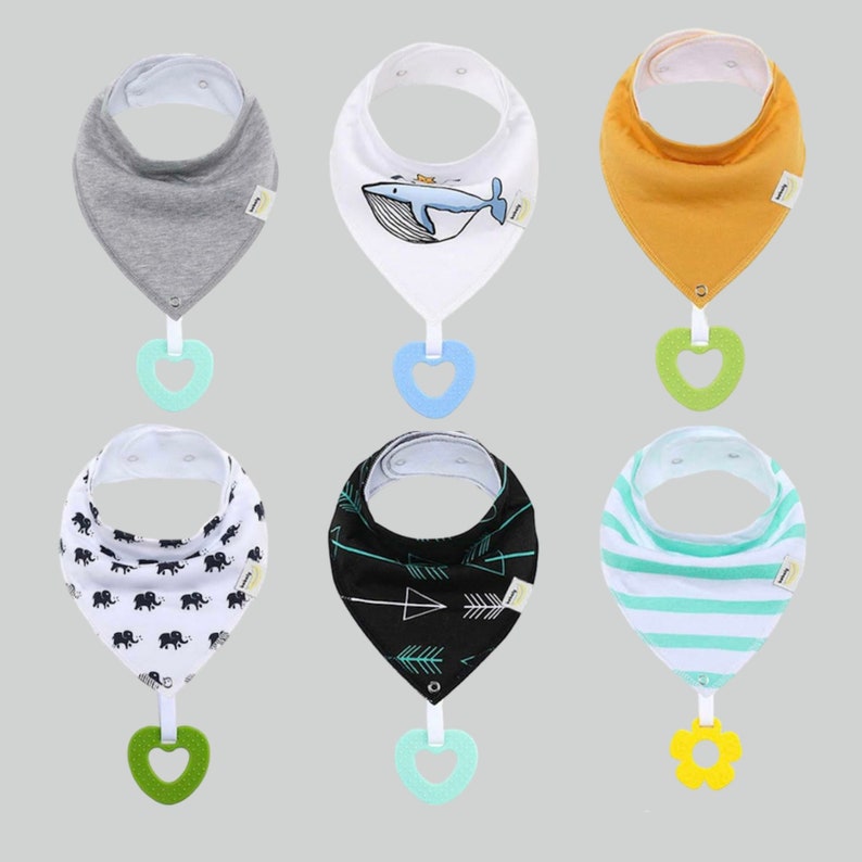 Drool Bib Teethe Baby Drool Bib Drool Bandana Organic Baby Etsy