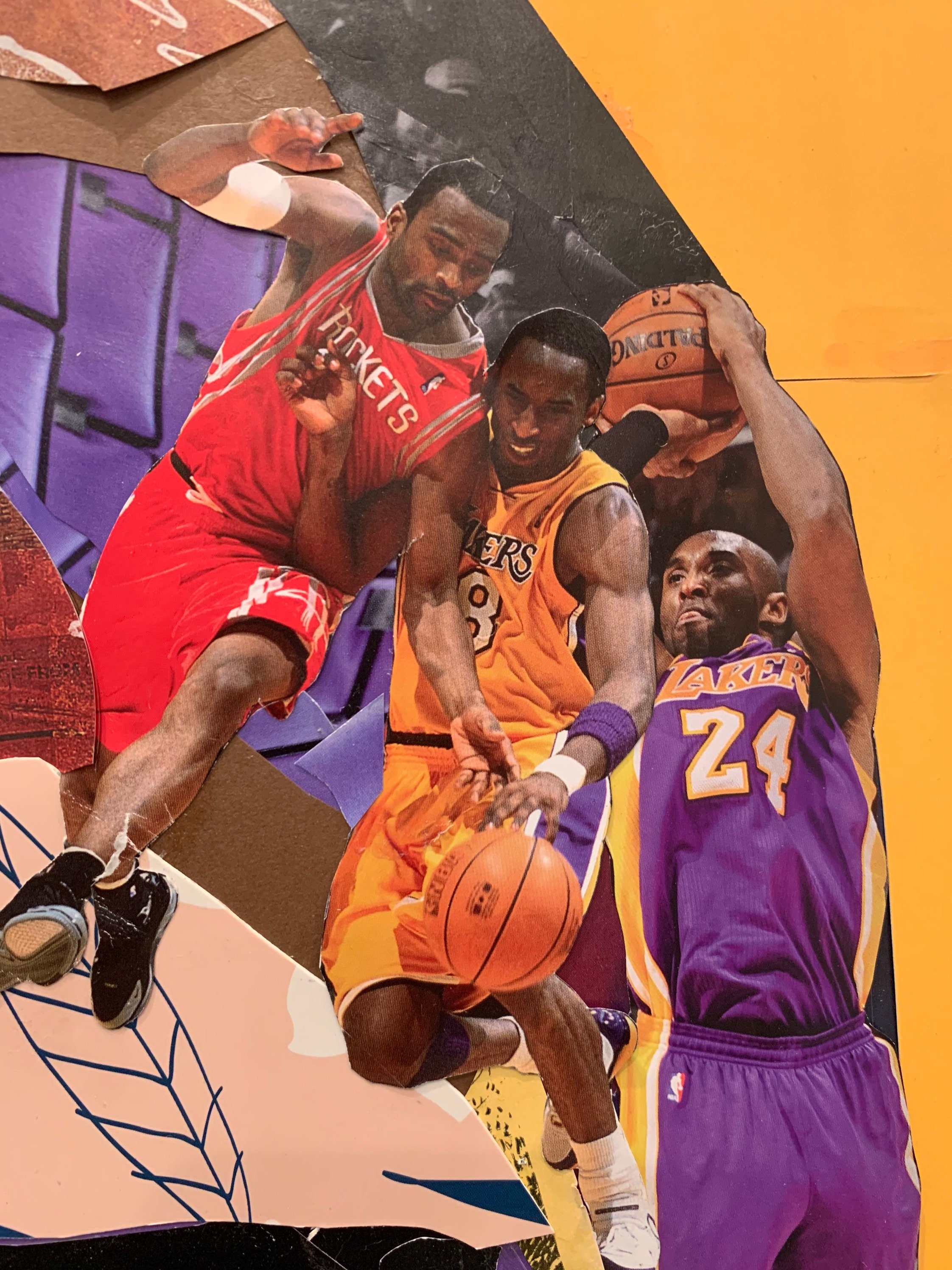 Kobe Bryant Collage Portrait Etsy