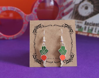 Radish earrings