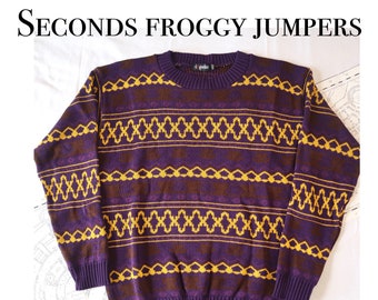 Seconds purple frog jumpers (medium only)
