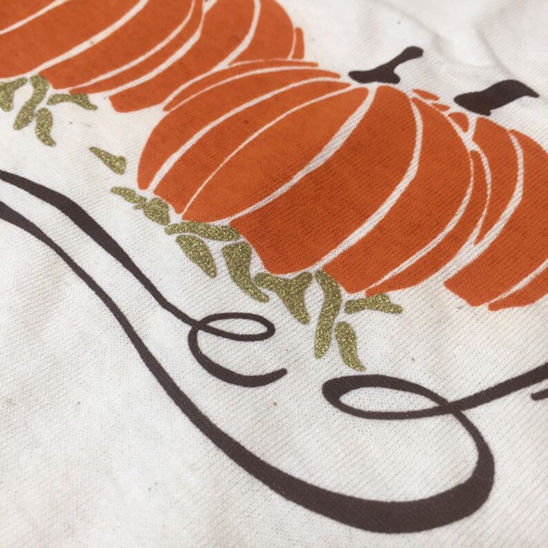 Pumpkin drink T-shirt Unisex fit gold print tshirt