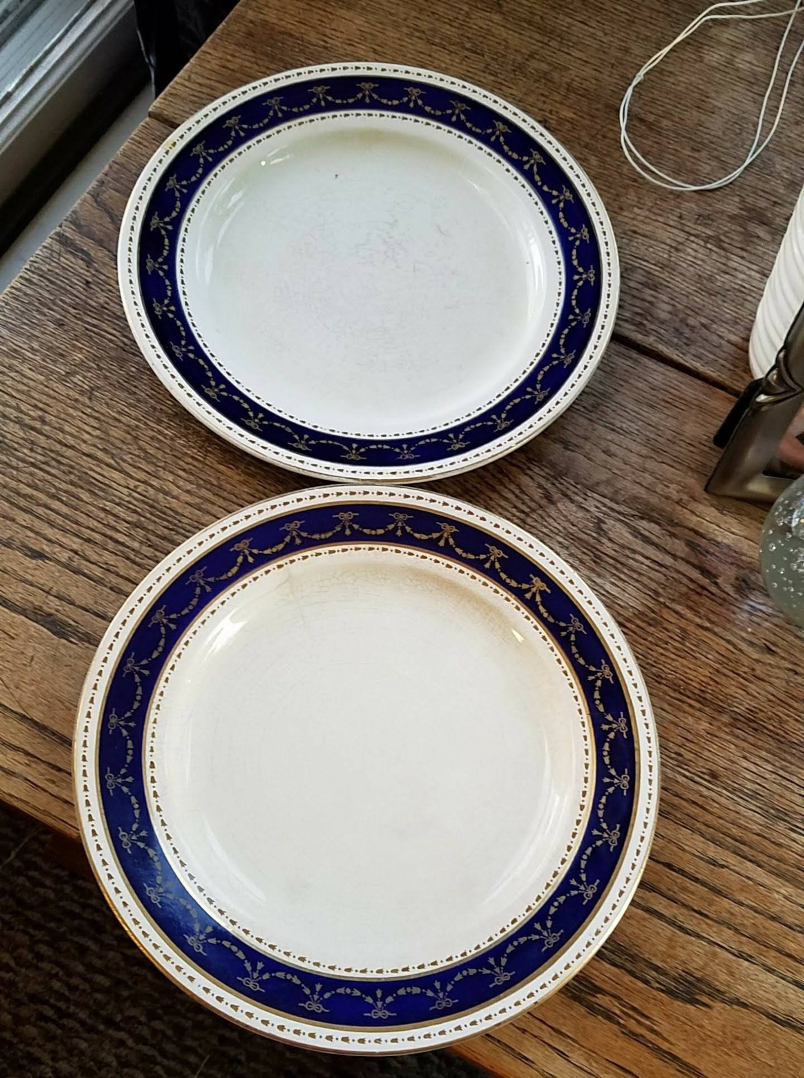 Wedgewood Dinner plates Empire pattern. Etsy