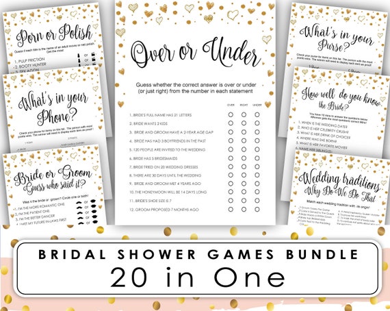 Free Printable Bridal Shower Games Wedding Word Scramble