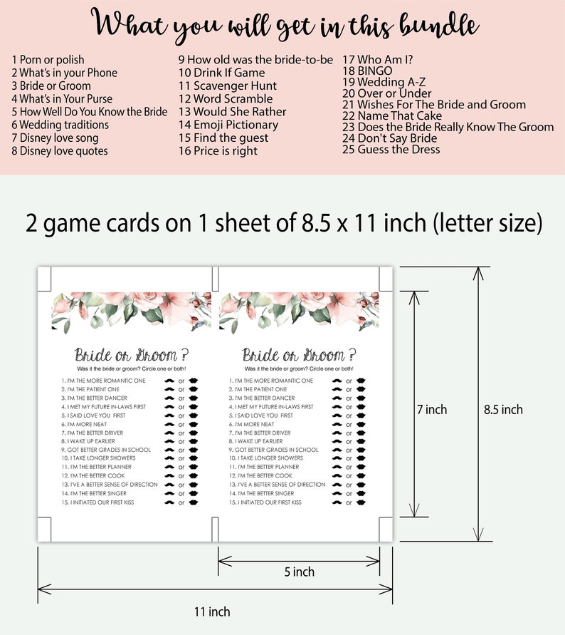 Wedding Shower Games Romantic Movies Matching Trivia What S In Your Phone Bridal Shower Games Printable Instant Download Paper Invitations Announcements Issho Ueno Com