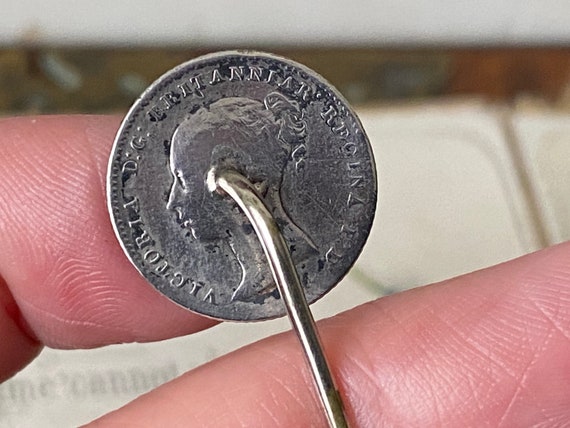 Unusual antique queen Victoria Victorian 1854 sterlin… - Gem