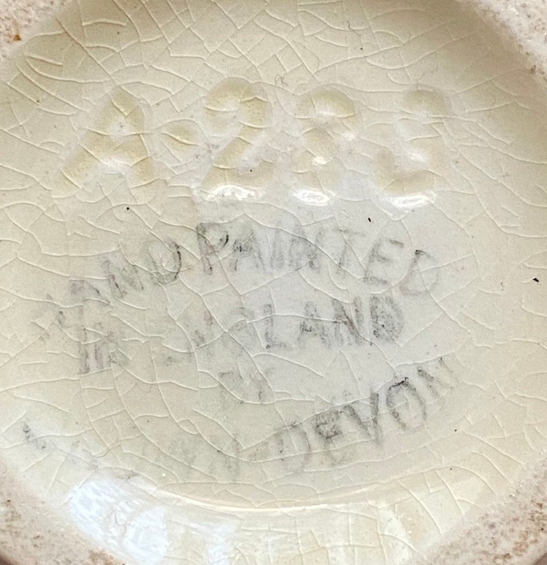 Rare Antique Crown Devon Pottery Devon Violets Ceramic Perfume Etsy