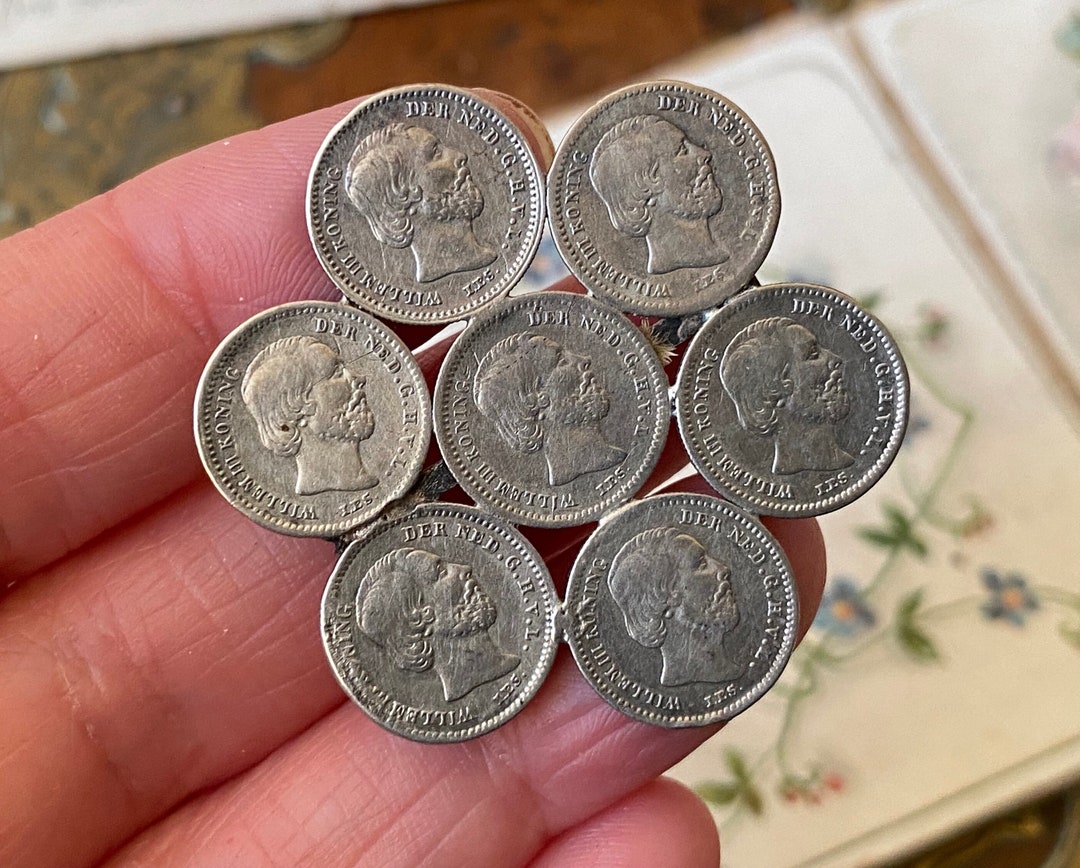 Unusual Antique Victorian Multi-coin Various Dated Wilhelm III Dutch ...