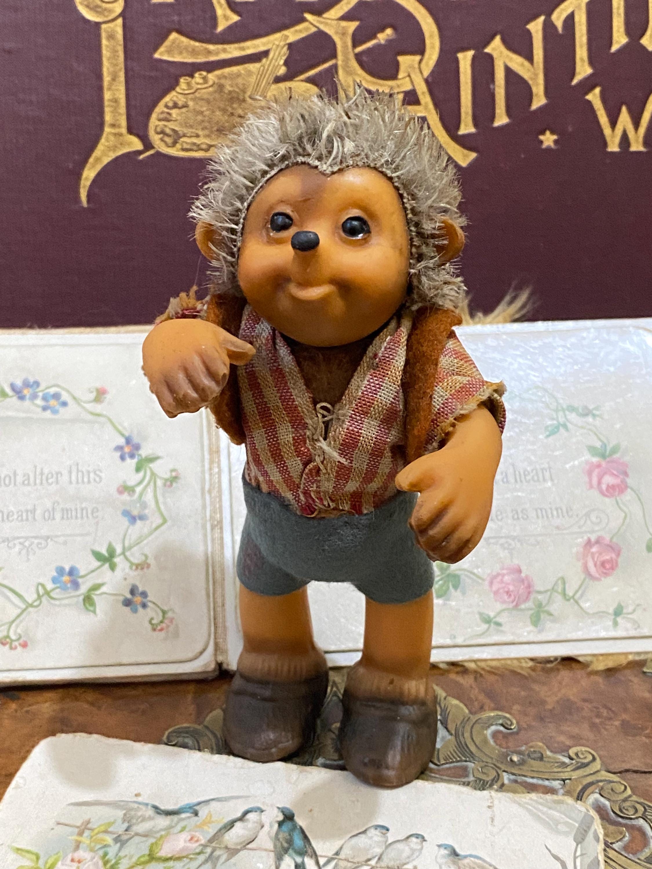 Fantastic Vintage Steiff Micki / Mecki Hedgehog Miniature Toy