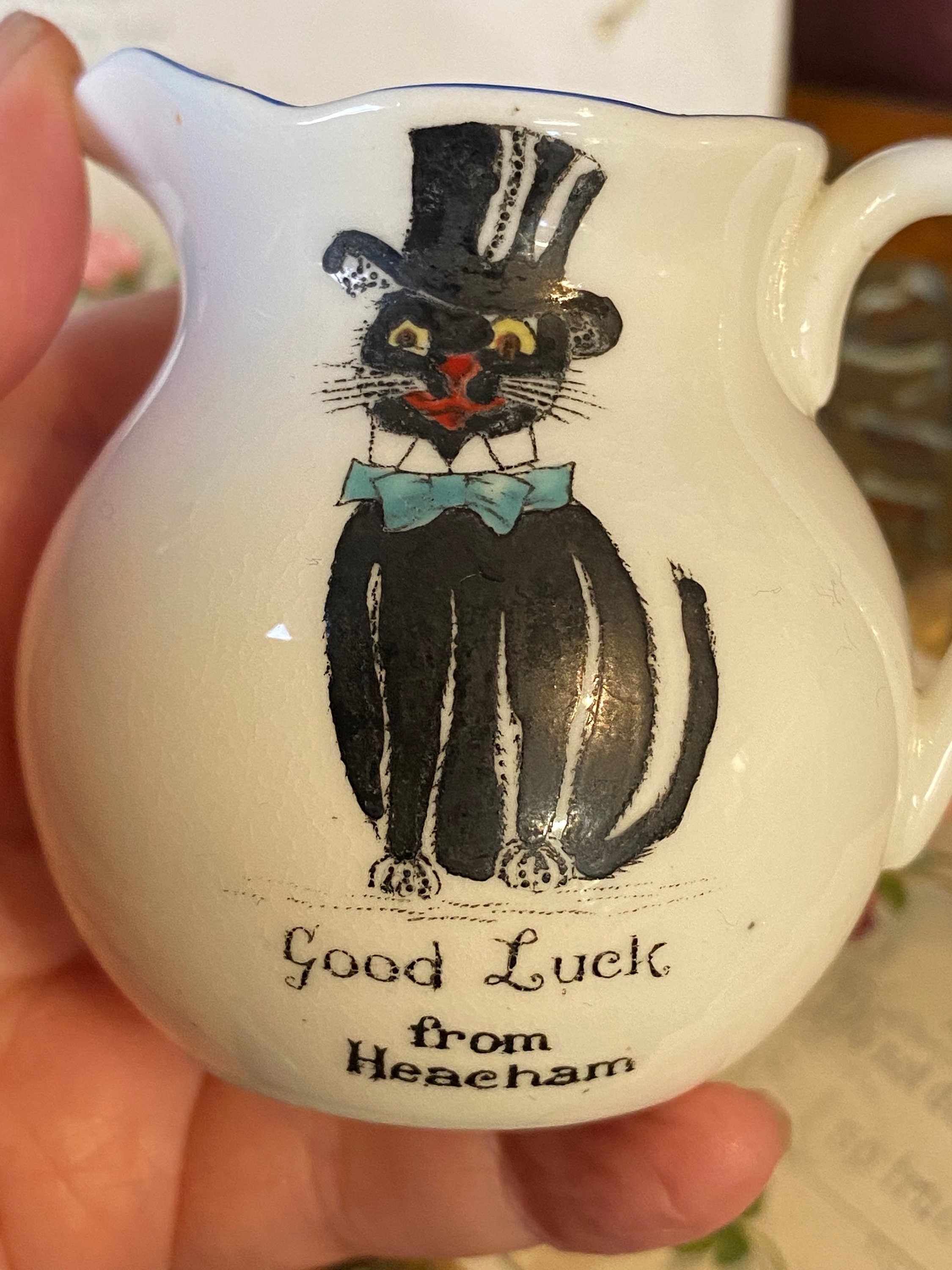 Antique /vintage Miniature Art Deco 1930's Smiling Lucky