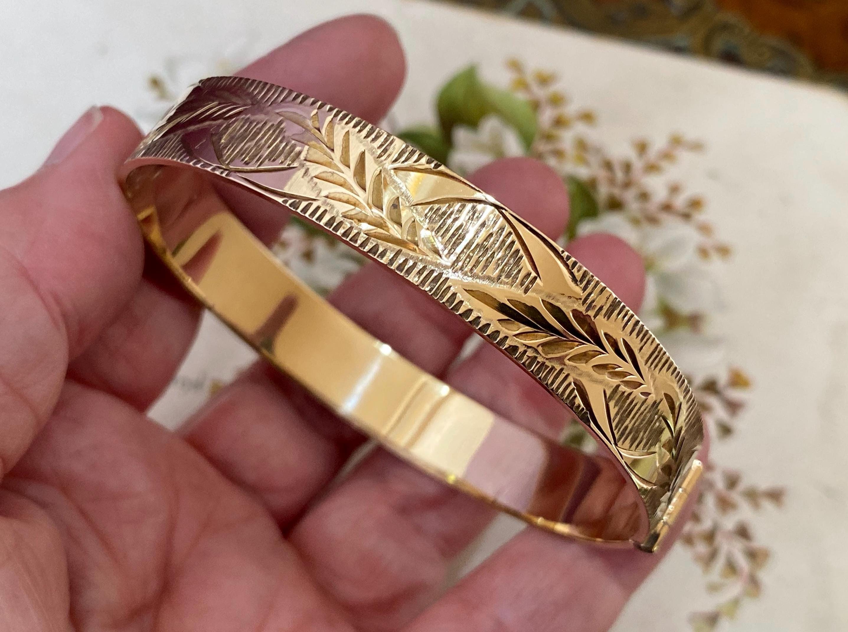 9 Ct Metal Core Bangles - Etsy