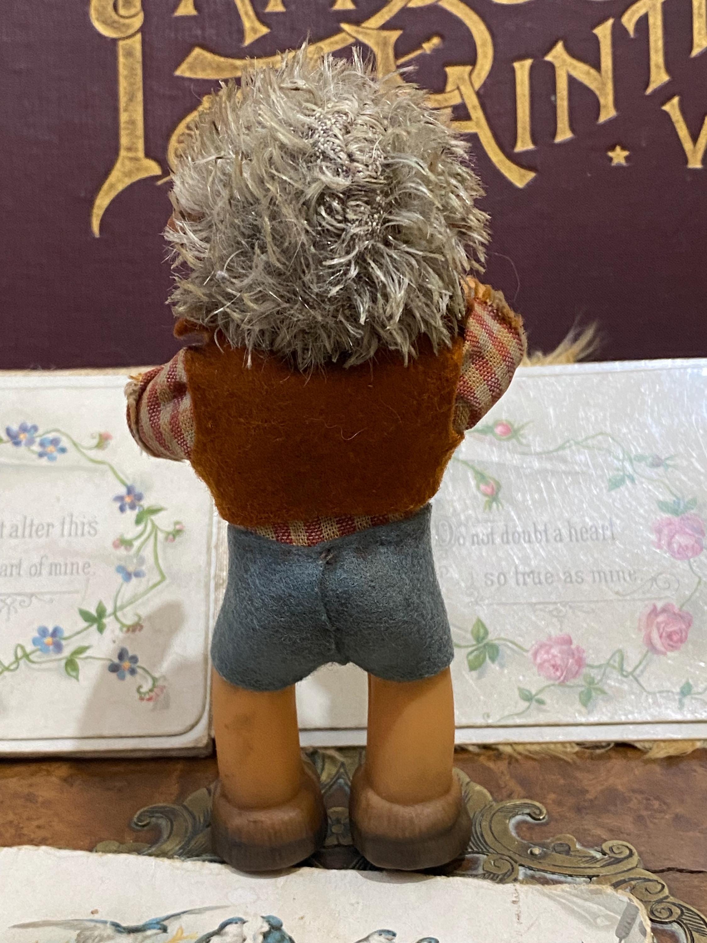 Fantastic Vintage Steiff Micki / Mecki Hedgehog Miniature Toy