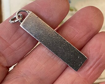 珍しいヴィンテージの小型で重厚なソリッド スターリング