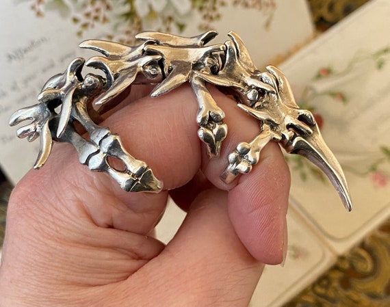 Sterling silver claw ring discount