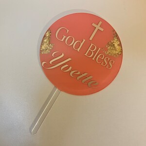 Personalized Acrylic Cake Topper | Custom Acrylic Cake Topper | Birthday Cake Topper | Wedding Cake Topper | Vow Renewal Cake Topper |