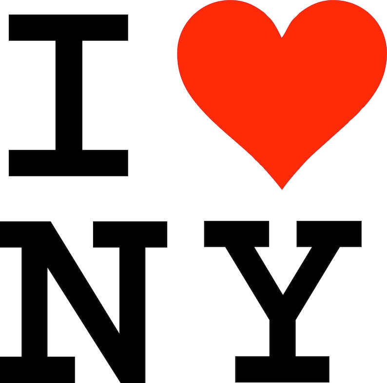 Download I love NY / Logo SVG Vinyl Cutting File DFX Jpeg Cricut | Etsy