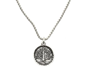 Tree Of Life Necklace For Women, Minimalist Celtic Jewelry, Family Tree Pendant, Tree of Life Charm Pendant, Gift For Him, Gift for Her, Mom