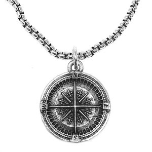 Men & Women Compass Charm Necklace, Compass Nautical Charm, College Graduation Necklace, Journey Necklace, Compass Jewelry, Travel Necklace