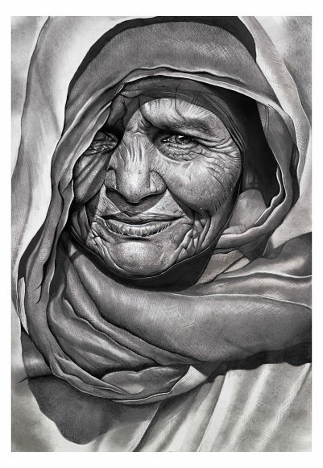 Desert Woman Realism Portrait Prints Etsy