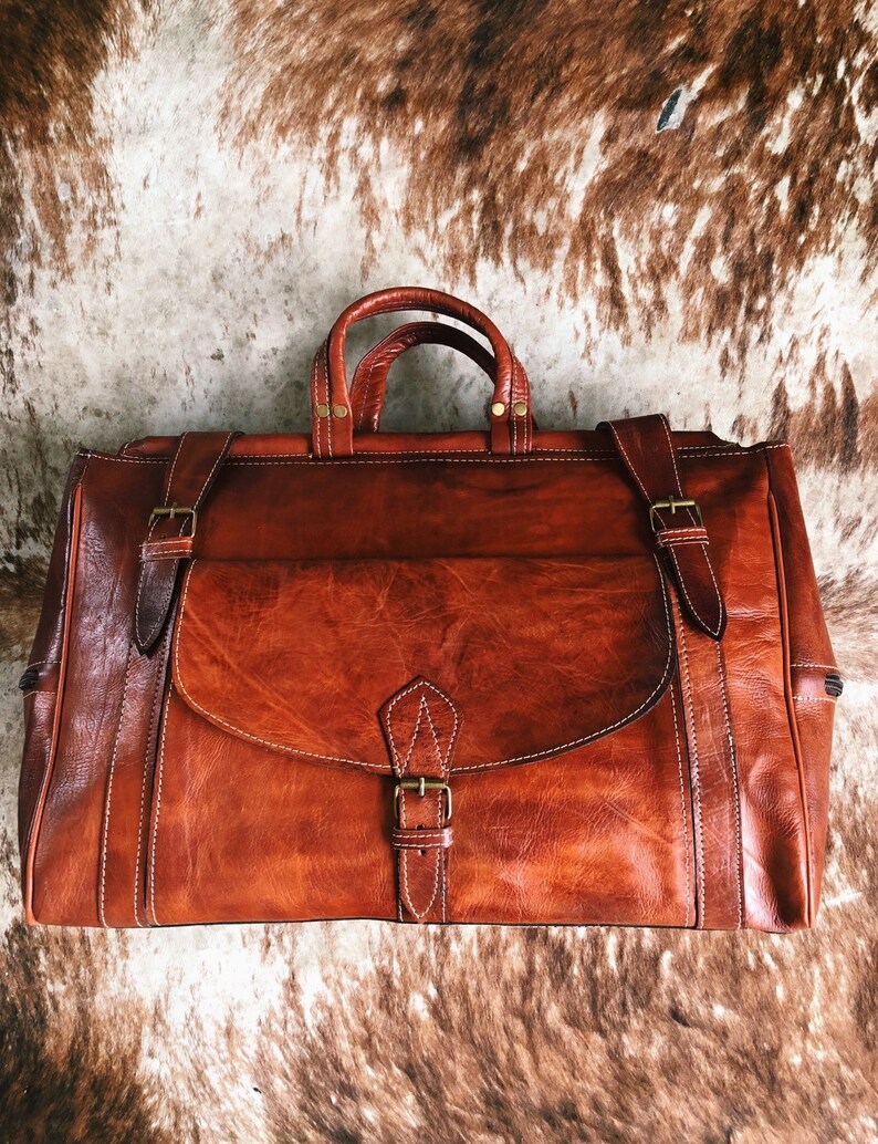 western leather briefcase
