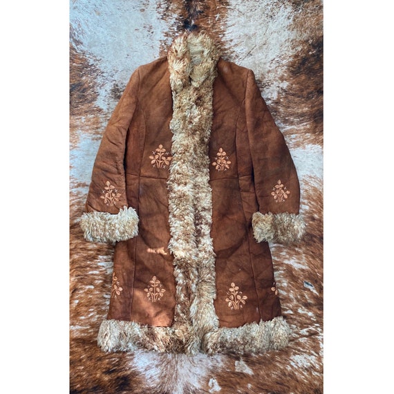 Vintage 70s Afghan Coat / Hippie Coat / 70s Style