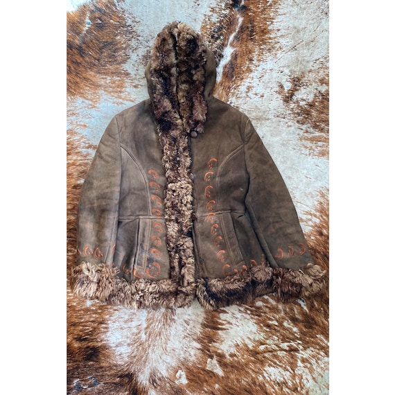 Vintage 70s Afghan Coat / Hippie Coat / 70s Style