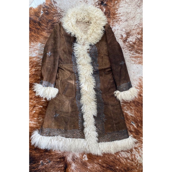 Vintage 70s Afghan Coat / Hippie Coat / 70s Style