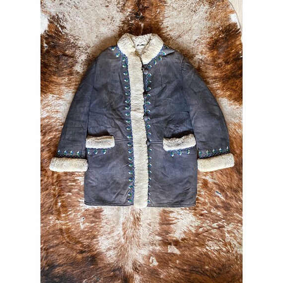 Vintage 70s Afghan Coat / Hippie Coat / 70s Style