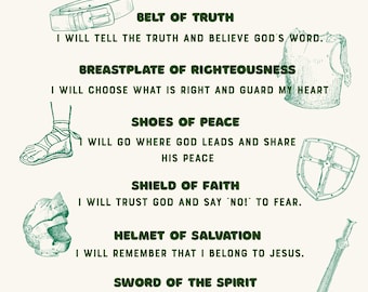 Armour of God-print voor kinderen