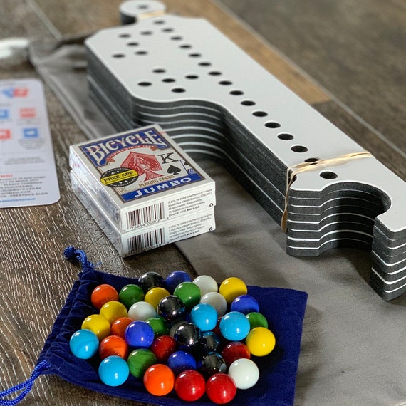 cards and marbles game